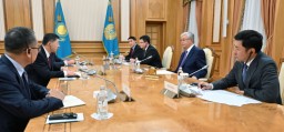 Токаев принял президента корпорации SINOPEC Юй Баоцая