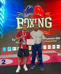 Акмолинец завоевал серебро международного турнира по боксу