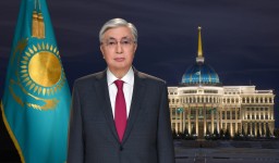 Поздравление Главы государства Касым-Жомарта Токаева с Новым 2021 годом