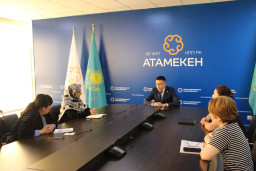 В Палате предпринимателей Акмолинской области обсудили перспективы сотрудничества с Ираном