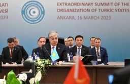 Токаев принял участие во внеочередном саммите Организации тюркских государств