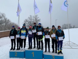Акмолинцы завоевали девять медалей на чемпионате Казахстана по лыжным гонкам
