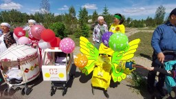 Парад колясок в честь Дня защиты детей прошел в Кокшетау