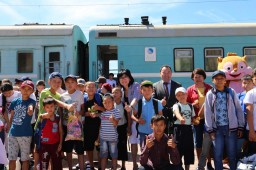 145 детей из г. Арысь прибыли в Акмолинскую область