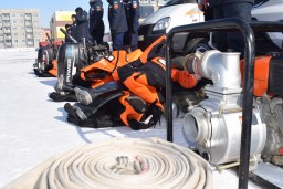 Готовность техники  к паводку проверил главный спасатель Акмолинской области