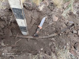 Железный меч сакского периода найден в Атбасарском районе
