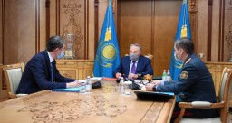 Председатель Совета Безопасности принял Асета Исекешева и Нурлана Ермекбаева