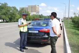 Более 1000 нарушений пресечено полицейскими Акмолинской области за два дня ОПМ «Безопасная дорога»