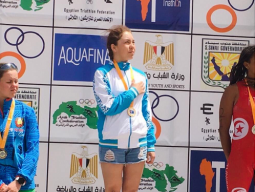 Акмолинская триатлонистка стала чемпионкой Кубка Африки
