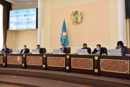 Под председательством акима Акмолинской области состоялось заседание акимата Акмолинской области