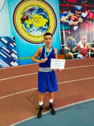 Акмолинец выиграл «бронзу» на чемпионате Казахстана по боксу
