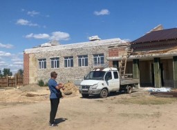 ​В Зерендинском районе начат текущий ремонт помещения сельского клуба в селе Приречное
