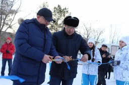 Ко Дню независимости страны в Степногорске открыта новая спортплощадка