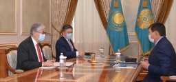 Токаев принял председателя правления АО «КазТрансГаз» Кайрата Шарипбаева