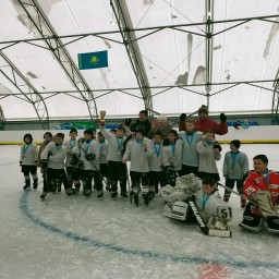 Турнир по хоккею с шайбой среди школьников прошел в Акмолинской области