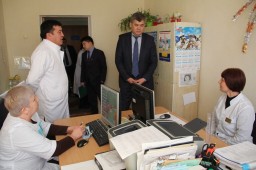 Министр здравоохранения РК с рабочим визитом посетил медицинские учреждения области