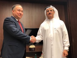 Аким Акмолинской области встретился с министром экономики ОАЭ