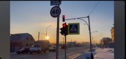 В Кокшетау на пересечении Габдуллина-Жунусова ведутся работы по установке светофора