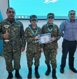Учащиеся Кокшетау сдали упражнения военно-спортивного комплекса «Отан қорғаушы»