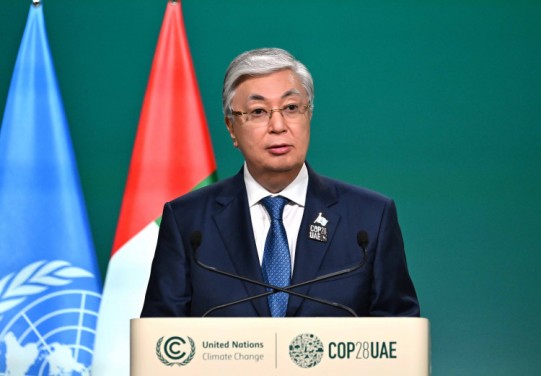 Токаев выступил на Всемирном климатическом саммите в Дубае