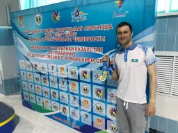 Акмолинец с нарушением слуха завоевал три золотые медали на чемпионате Казахстана