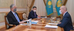 Президент принял председателя Агентства по стратегическому планированию и реформам К. Келимбетова