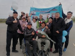 Кокшетауцы встретили чемпиона VI Паралимпийских игр Казахстана