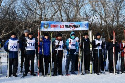 В Департаменте полиции прошел чемпионат по лыжным гонкам