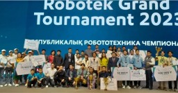 ​Две золотые медали завоевали акмолинские школьники на республиканском турнире по робототехнике