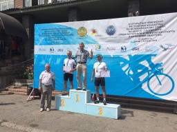 67-летний акмолинец стал двукратным чемпионом Казахстана по велосипедному спорту