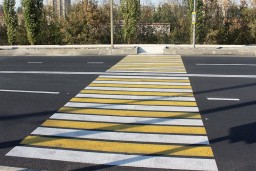 Инновационные пешеходные переходы появились на трассах Казахстана