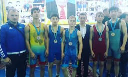 Два «золота» завоевали акмолинцы на турнире по греко-римской борьбе в г. Костанай