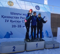 Акмолинские лыжники занимают верхнюю строчку турнирной таблицы Зимней Спартакиады РК