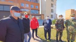 25 сосен посадил Акмолинский филиал НПК совместно с Пожарной частью №2 в Кокшетау (ВИДЕО)