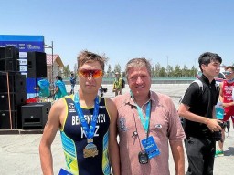 Акмолинский триатлонист выиграл Кубок Азии и Чемпионат Центральной Азии