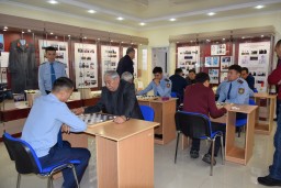 ​В департаменте полиции Акмолинской области состоялся турнир по шашкам