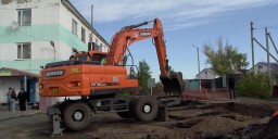 Замену канализационных сетей проводят сразу в двух селах Акмолинской области