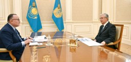 Токаев принял председателя правления АО «Казахтелеком» Куанышбека Есекеева