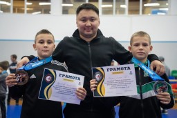 Юные акмолинские борцы завоевали медали в Дагестане
