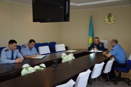 ​Начальник Департамента полиции посетил с рабочим визитом правоохранительные органы региона