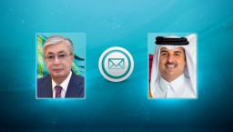 Президент направил телеграмму поздравления Эмиру Катара шейху Тамиму бен Хамаду Аль Тани