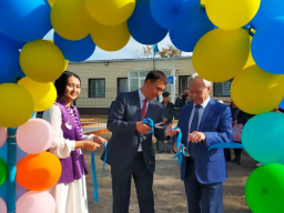Детскую спортплощадку открыли в Целиноградском районе Акмолинской области