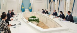 Токаев провел встречу с руководством компании Shell