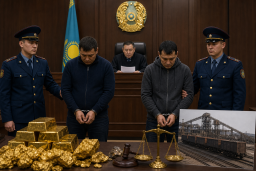 Золото под видом меди годами вывозили из Казахстана в Россию