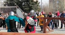Память предков: кокшетауцы приняли участие в рыцарском турнире в Петропавловске