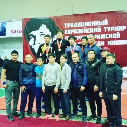 Акмолинский борец завоевал "бронзу" на Евразийском Турнире