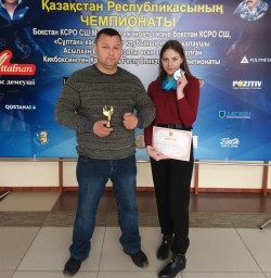 «Серебро» чемпионата Казахстана по кикбоксингу завоевала акмолинская спортсменка