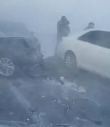 ​ДТП в Акмолинской области: из-за нулевой видимости столкнулись 15 машин