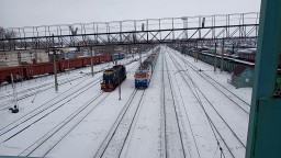 ​Акмолинские огнеборцы провели пожарно-тактические учения на железной дороге