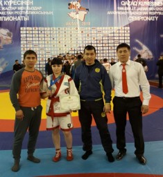 Спортсменка из Аккольского района завоевала «бронзу» чемпионата Казахстана по қазақ күресі